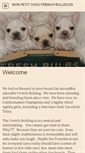 Mobile Screenshot of monpetitchoufrenchbulldogs.com